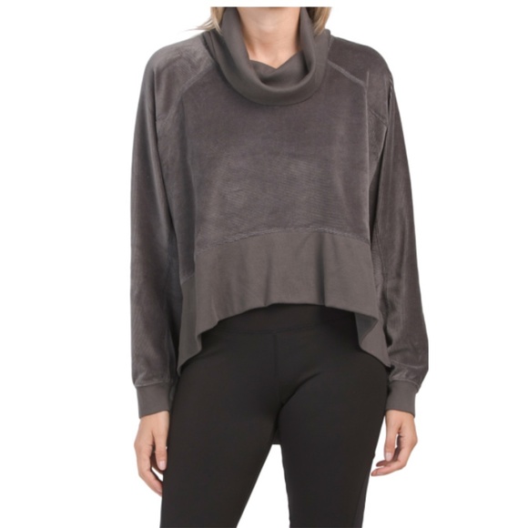 Brand New Free People Movement Last Chance Velour Pullover - Picture 1 of 2